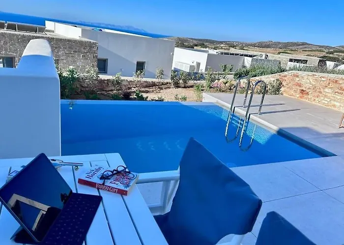 Aetheria With Private Pool Aspro Chorio